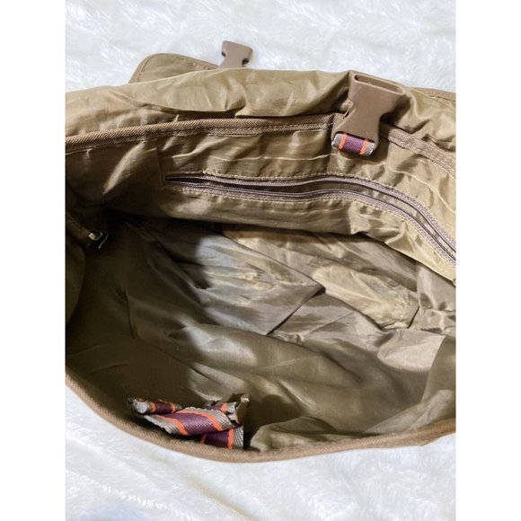 Gap Handbag Shoulder Bag Brown Camo School Distressed See Photo - Picture 8 of 9